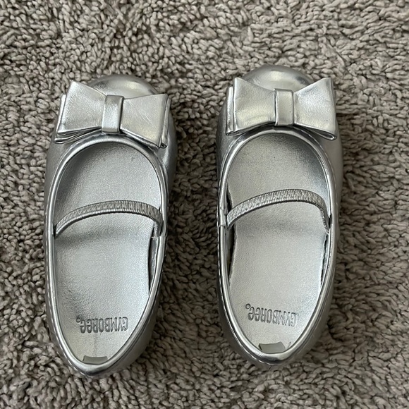Gymboree Shoes Gymboree Little Girls Silver Ballet Flats Size 5